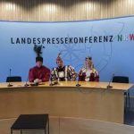 Das dreigestirn zu besuch im närrischen Landtag …